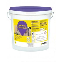 WEBER teks MULTİCOLOR SİLİKONLU DIŞ MEKAN BOYA 15 LT