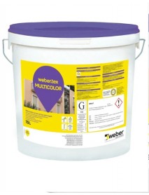 WEBER teks MULTİCOLOR SİLİKONLU DIŞ MEKAN BOYA 15 LT