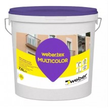 WEBER teks MULTİCOLOR SİLİKONLU DIŞ MEKAN BOYA 7,5 LT